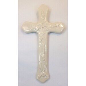 Lenox Vintage Easter Lliy White Cross  New Christian Gift